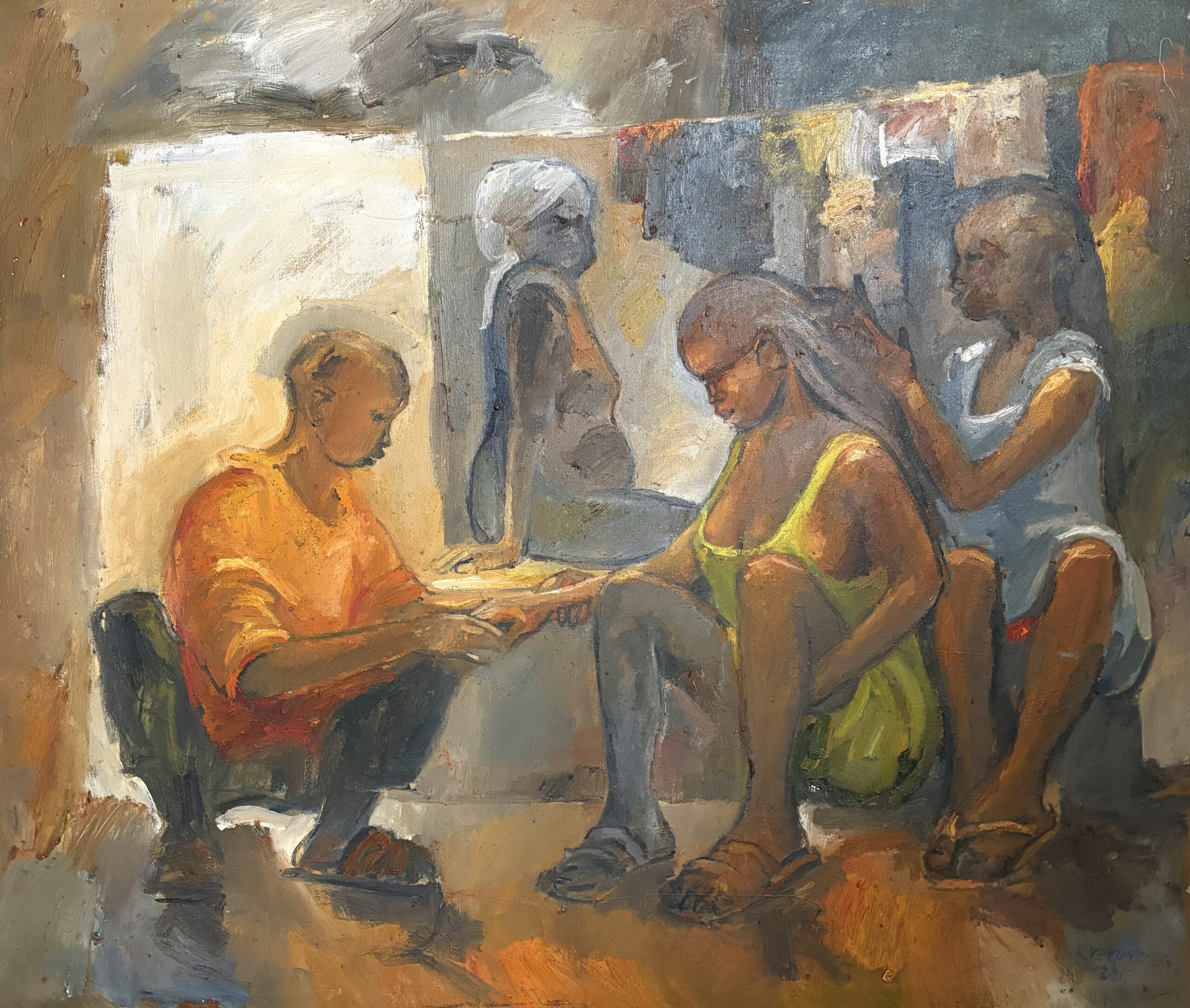 At the Salon
